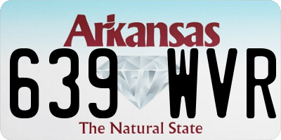 AR license plate 639WVR