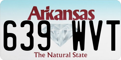 AR license plate 639WVT