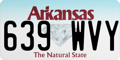 AR license plate 639WVY