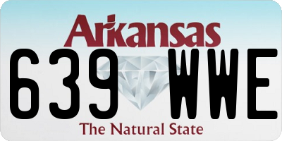 AR license plate 639WWE