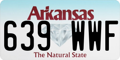 AR license plate 639WWF