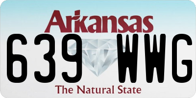 AR license plate 639WWG