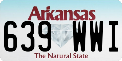 AR license plate 639WWI