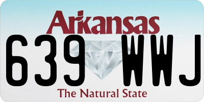 AR license plate 639WWJ