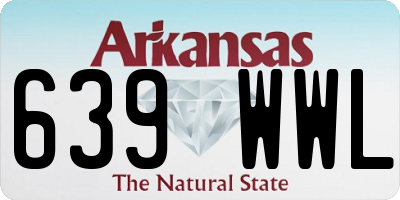 AR license plate 639WWL