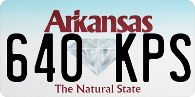 AR license plate 640KPS