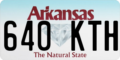 AR license plate 640KTH