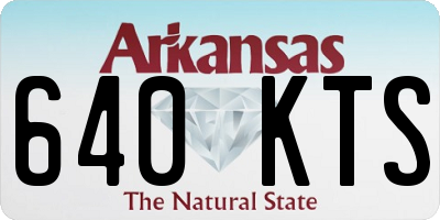 AR license plate 640KTS