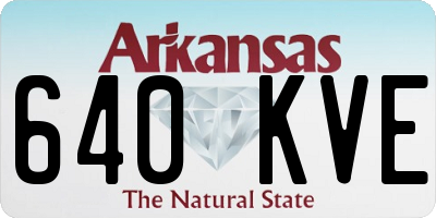 AR license plate 640KVE