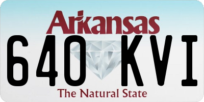 AR license plate 640KVI