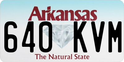 AR license plate 640KVM