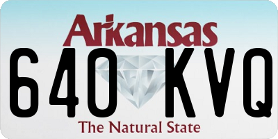 AR license plate 640KVQ