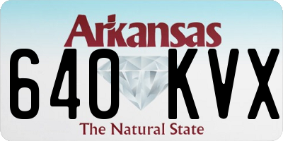 AR license plate 640KVX
