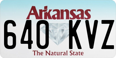 AR license plate 640KVZ