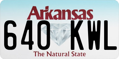 AR license plate 640KWL
