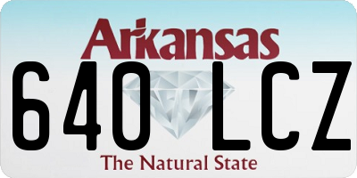 AR license plate 640LCZ