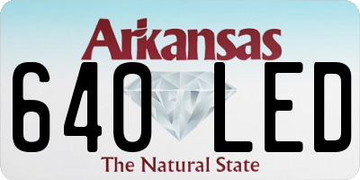 AR license plate 640LED