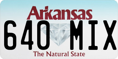 AR license plate 640MIX
