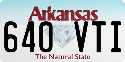AR license plate 640VTI