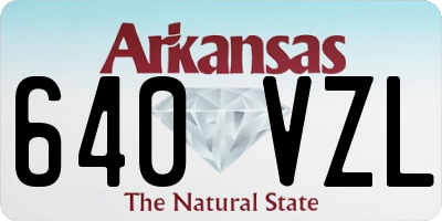 AR license plate 640VZL
