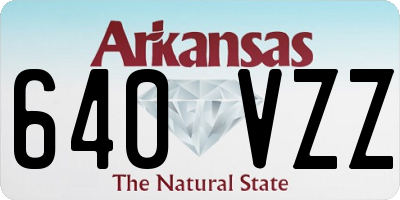 AR license plate 640VZZ
