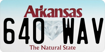 AR license plate 640WAV
