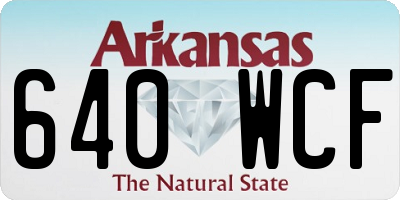 AR license plate 640WCF