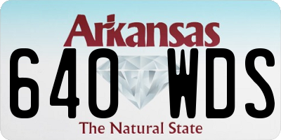 AR license plate 640WDS