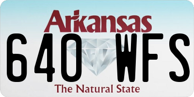 AR license plate 640WFS