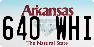 AR license plate 640WHI