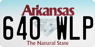 AR license plate 640WLP