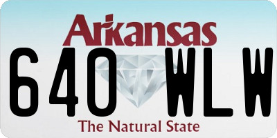 AR license plate 640WLW