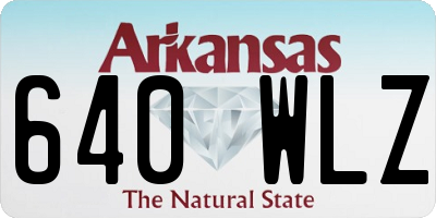AR license plate 640WLZ