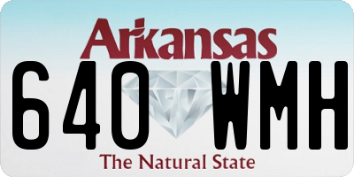 AR license plate 640WMH