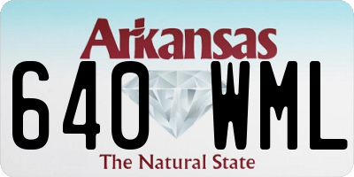 AR license plate 640WML