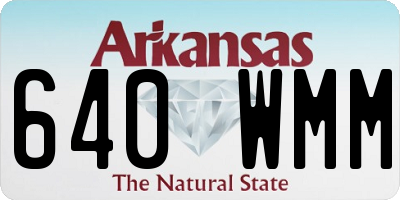 AR license plate 640WMM