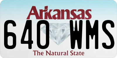 AR license plate 640WMS
