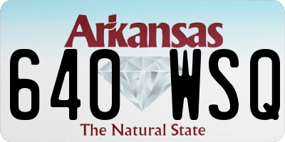 AR license plate 640WSQ
