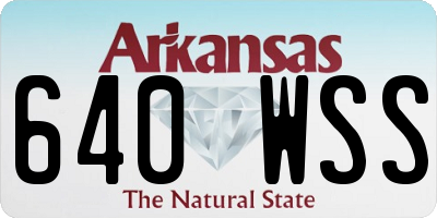 AR license plate 640WSS