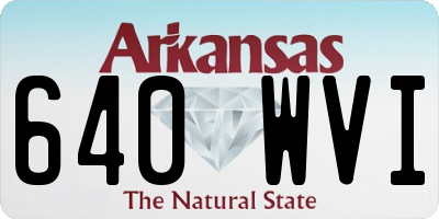 AR license plate 640WVI