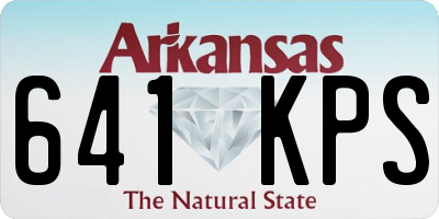 AR license plate 641KPS