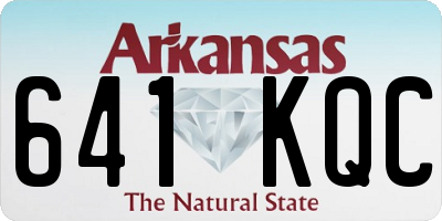 AR license plate 641KQC