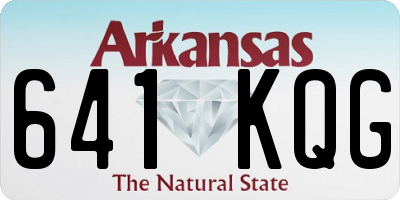 AR license plate 641KQG