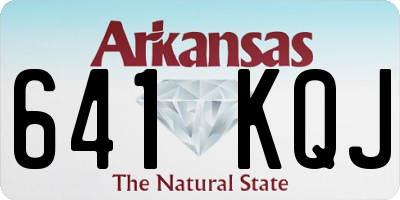 AR license plate 641KQJ