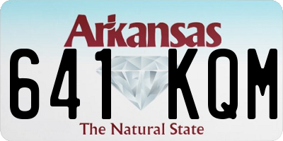 AR license plate 641KQM