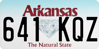 AR license plate 641KQZ