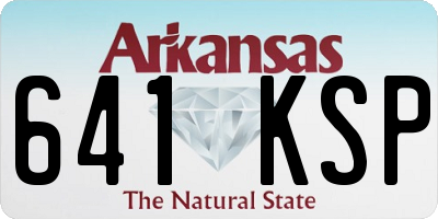 AR license plate 641KSP