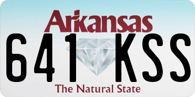 AR license plate 641KSS