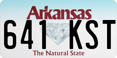 AR license plate 641KST