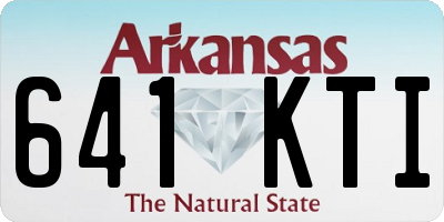 AR license plate 641KTI